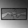 Wallity Michelangelo Escultura de Pared de Metal Negra